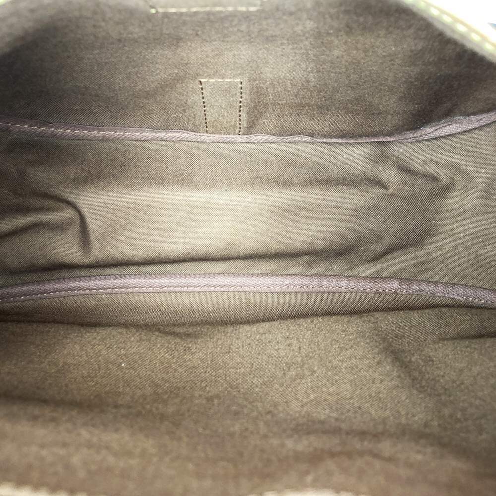 LOUIS VUITTON Authentic Brown Monogram Leather Shoulder Bag - Picture 7 of 10